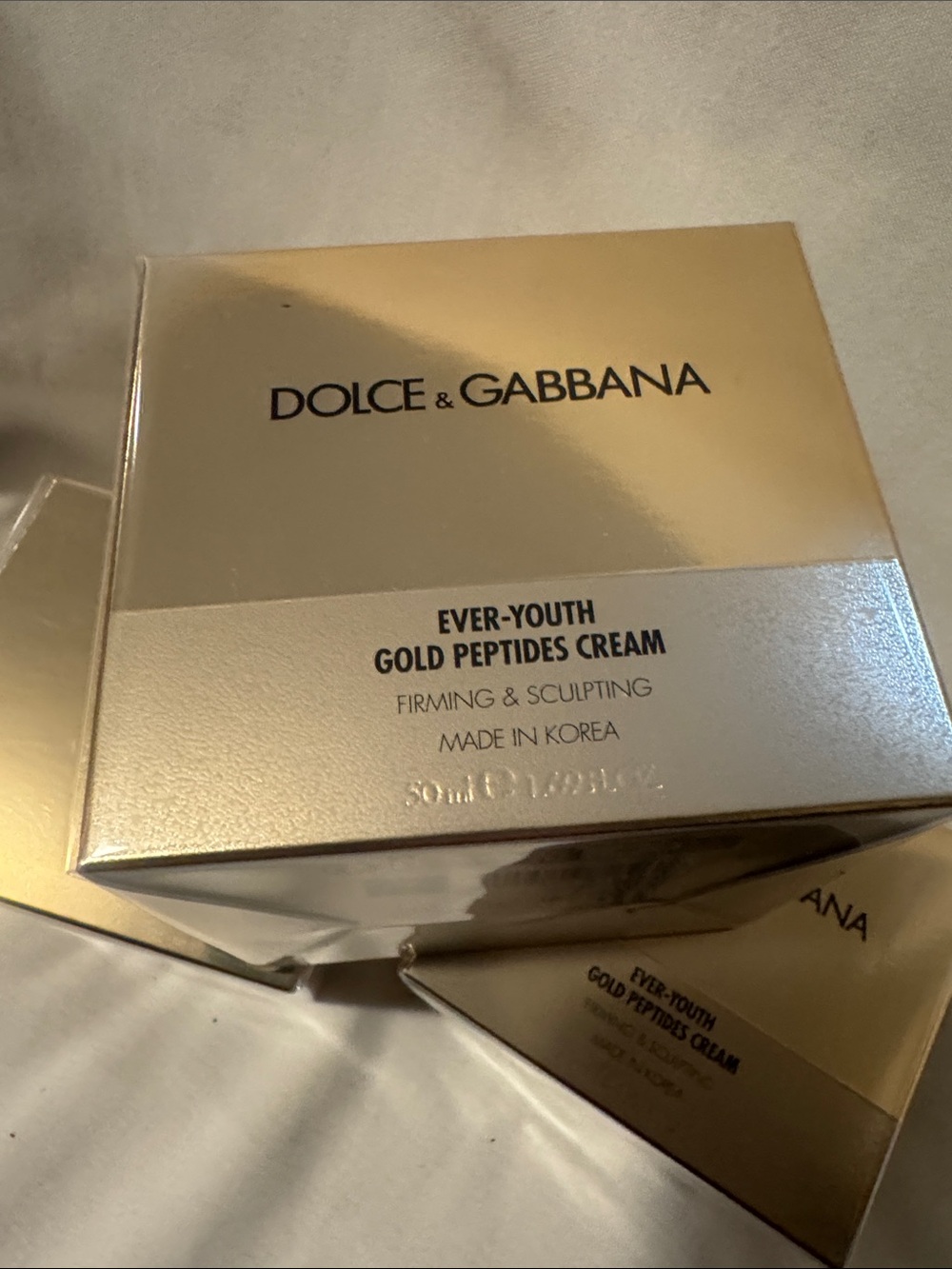 Dolce & Gabbana Ever-Youth Gold Peptides Cream - Gold